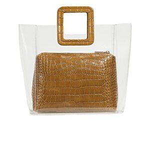 STAUD Shirley Bag clear/tan